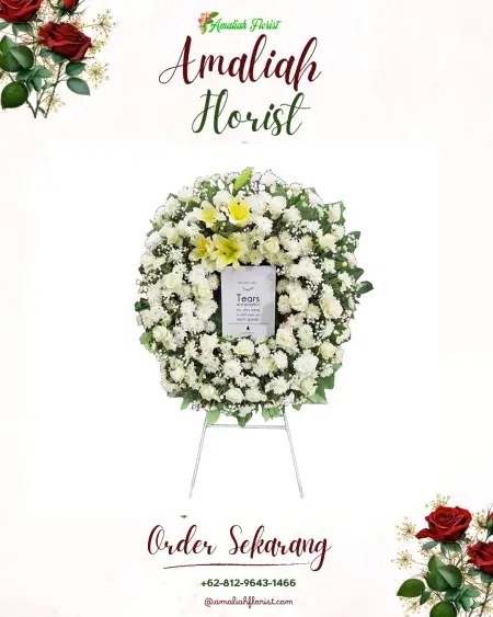 Krans Bunga Duka Aryanusa Ballroom Menara Danareksa