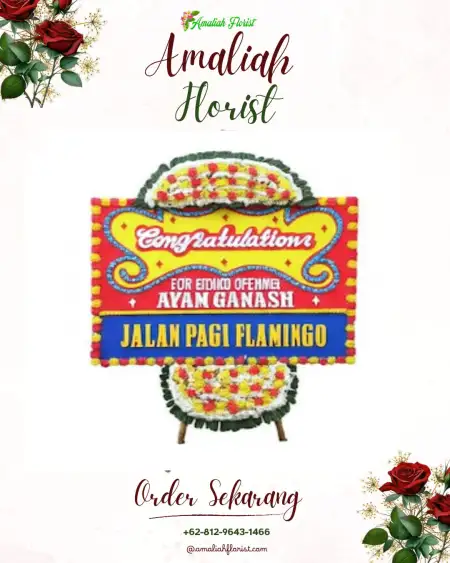 Sewa Papan Bunga Aryanusa Ballroom Menara Danareksa